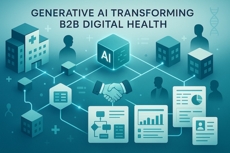 b2b genai Digital Health cover blog