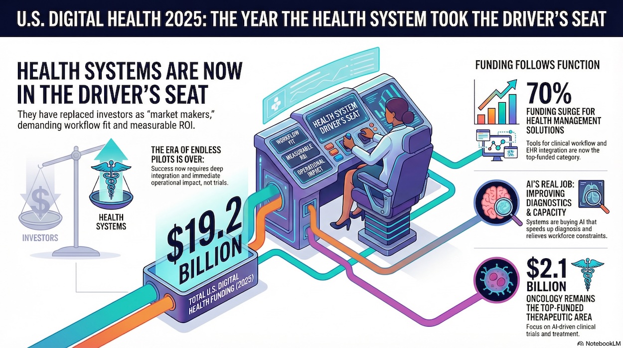 U.S. hospital operations or clinician workflow (provider-led transformation)